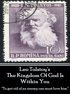 cover image of Leo Tolstoy's The Kingdom of God is Within You